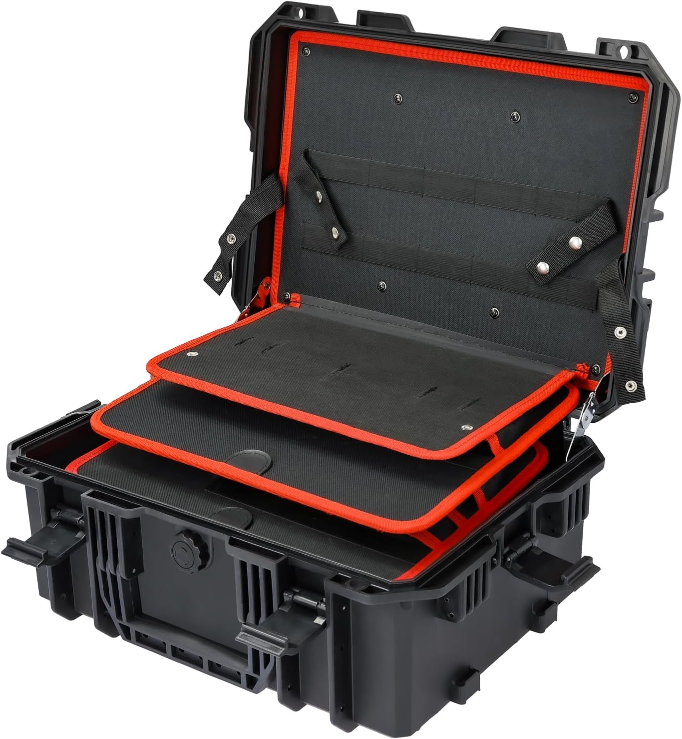 ⚡ Elektro & Technik – HMF 15603-02 Outdoor-Werkzeugkasten, leerer Werkzeugkasten, groß, 46,5 x 36 x 20,5 cm – Bild 9