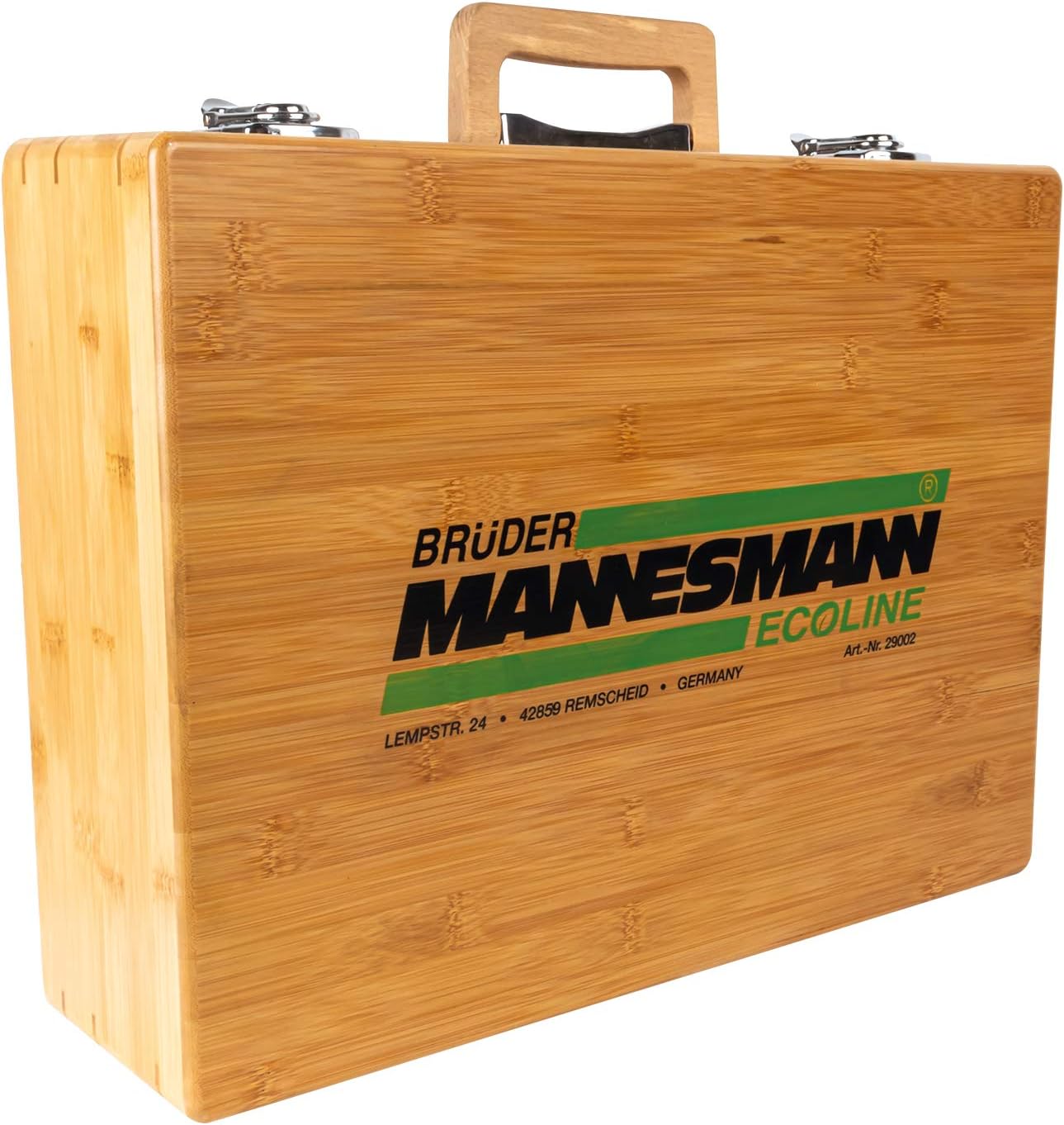 ⚒️ Bau & Montage – Brüder Mannesmann Tools M29002 108-teiliges Set Bambus-Werkzeugkasten – Bild 4