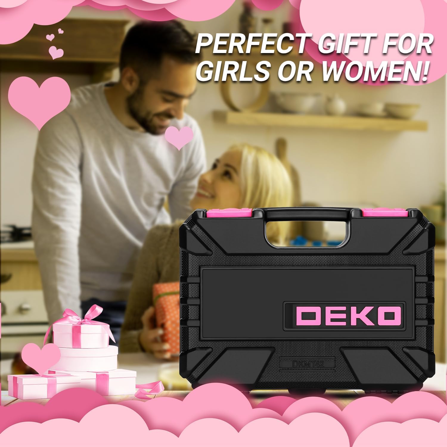🔥 Angebote & Aktionen – DEKOPRO Tool Box Tool Box Tool Box 42-Piece Universal Complete with Tools Hand Tool for Women for Household Workshop DIY – Bild 7