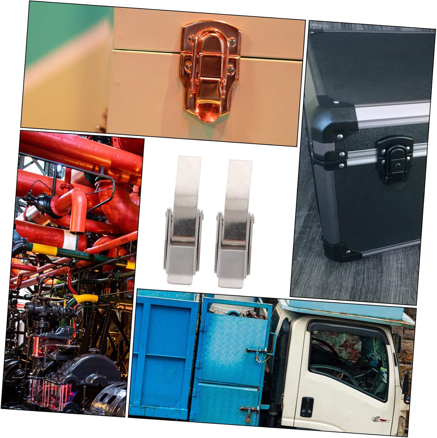 ⚒️ Bau & Montage – NUOBESTY 2 stück Teiliges Edelstahl Kofferschlösser Heavy-duty Boxverschlüsse Multifunktional Vielseitig Einsetzbar Einfache Montage Robust Für Werkzeugkoffer Und Ausrüstungsboxen – Bild 7