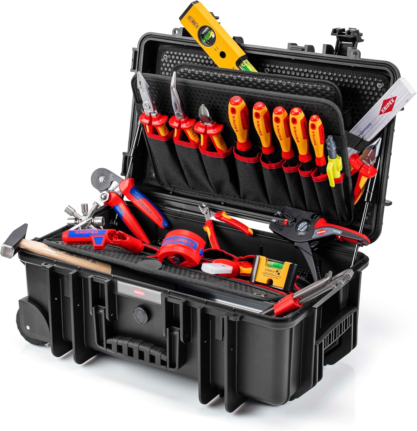 ⚡ Elektro & Technik – KNIPEX Robust26 Move 00 21 33 E Elektro-Werkzeugkoffer 22-teilig 550 mm