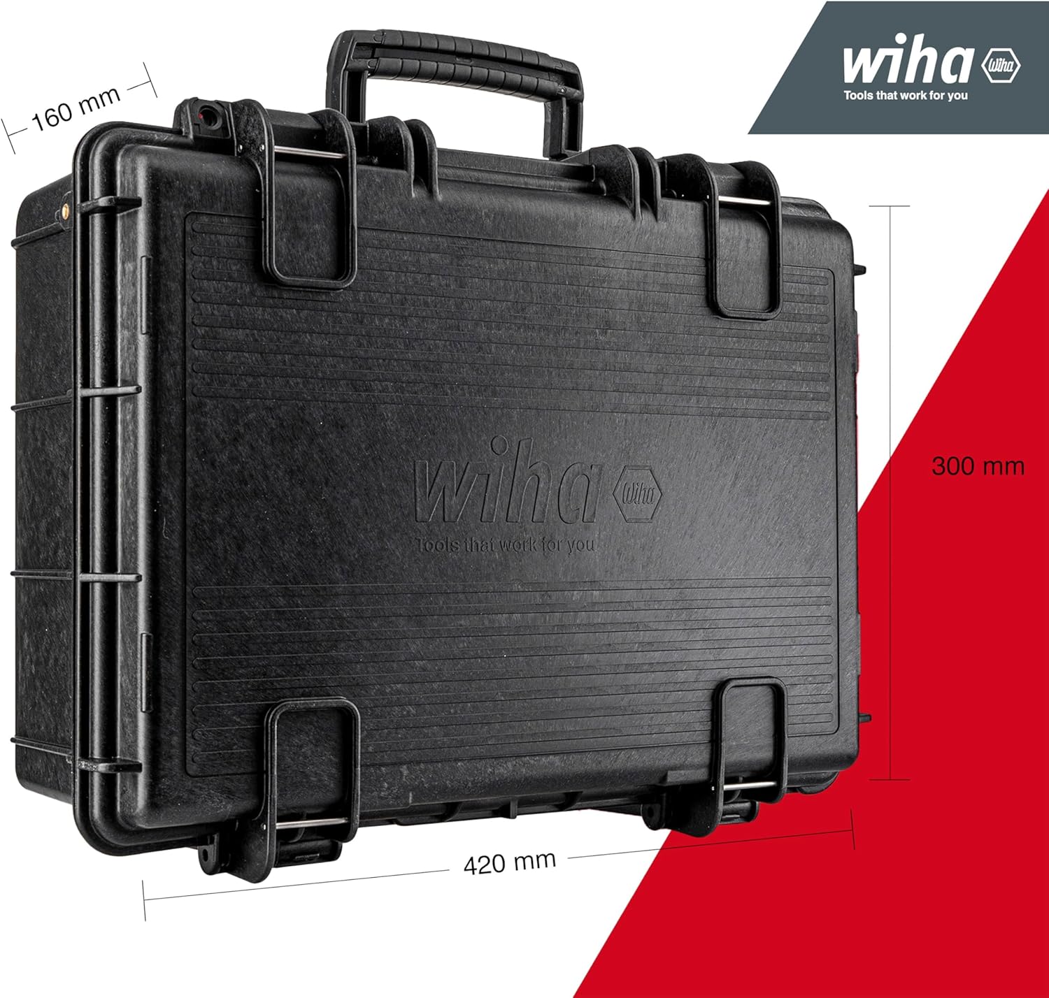 ⚡ Elektro & Technik – Wiha VDE (45257) Lehrlingskoffer Elektroinstallation 38-teilig I Profi-Werkzeugkoffer Elektriker ausgestattet mit Grundausstattung I Werkzeugaufbewahrung befüllt I Aufbewahrung – Bild 7