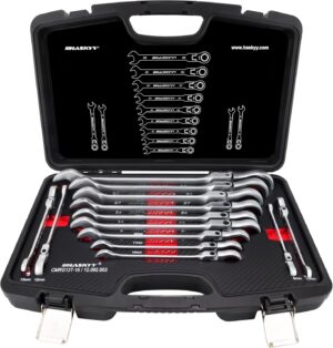 🚗 KFZ & Werkstatt – HASKYY Joint Ratchet Wrench Set Ring Jaw Wrench Set 8-32 mm Tool 13 Pieces