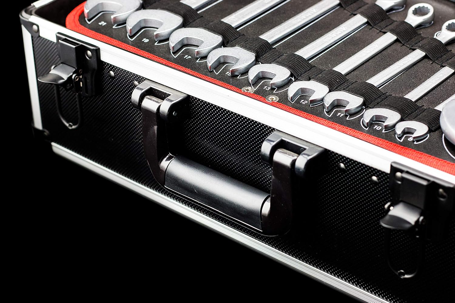 ⚒️ Bau & Montage – Meister Tool Trolley 238 Pieces – With Quality Tools from Knipex & Wera – Telescopic Handle / Professional Tool Box Filled / Tool Box Mobile on Wheels / Tool Box / 8973770 – Bild 10