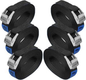 🚗 KFZ & Werkstatt – Lashing Strap Lashing Strap – Black – Various Lengths and Quantities Maximum Load 250 kg DIN EN 12195-2