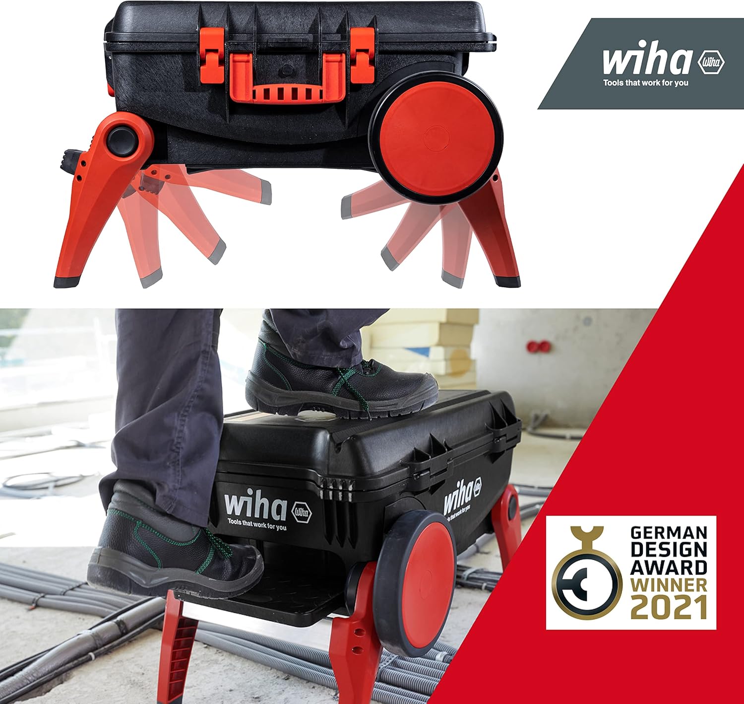 ⚡ Elektro & Technik – Wiha XXL III Elektro-Werkzeugkoffer-Set, 104-teilig, Elektriker-Werkzeugkoffer, Werkzeugkoffer mit umfangreichem Sortiment (44128) – Bild 2
