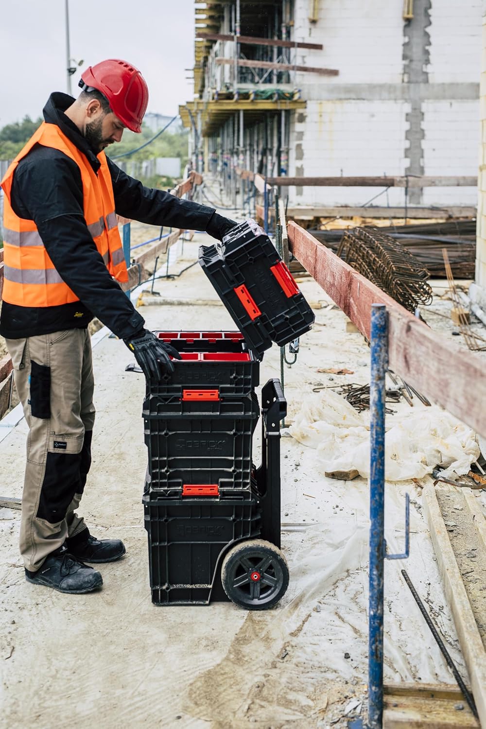 🔥 Angebote & Aktionen – Qbrick System Tool Box Storage Box Empty Tool Box Organiser L 2.0 Black 531 x 379 x 77 mm – Bild 6