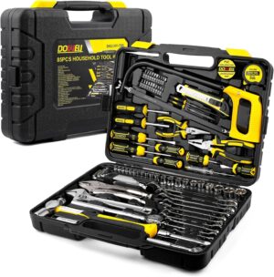 🚗 KFZ & Werkstatt – DOWELL 85 Piece Tool Kit for Car Mechanics, Complete for Car, Motorcycle, Engine and Garage Repairs with Sockets, Ratchet Wrenches, Pliers and More