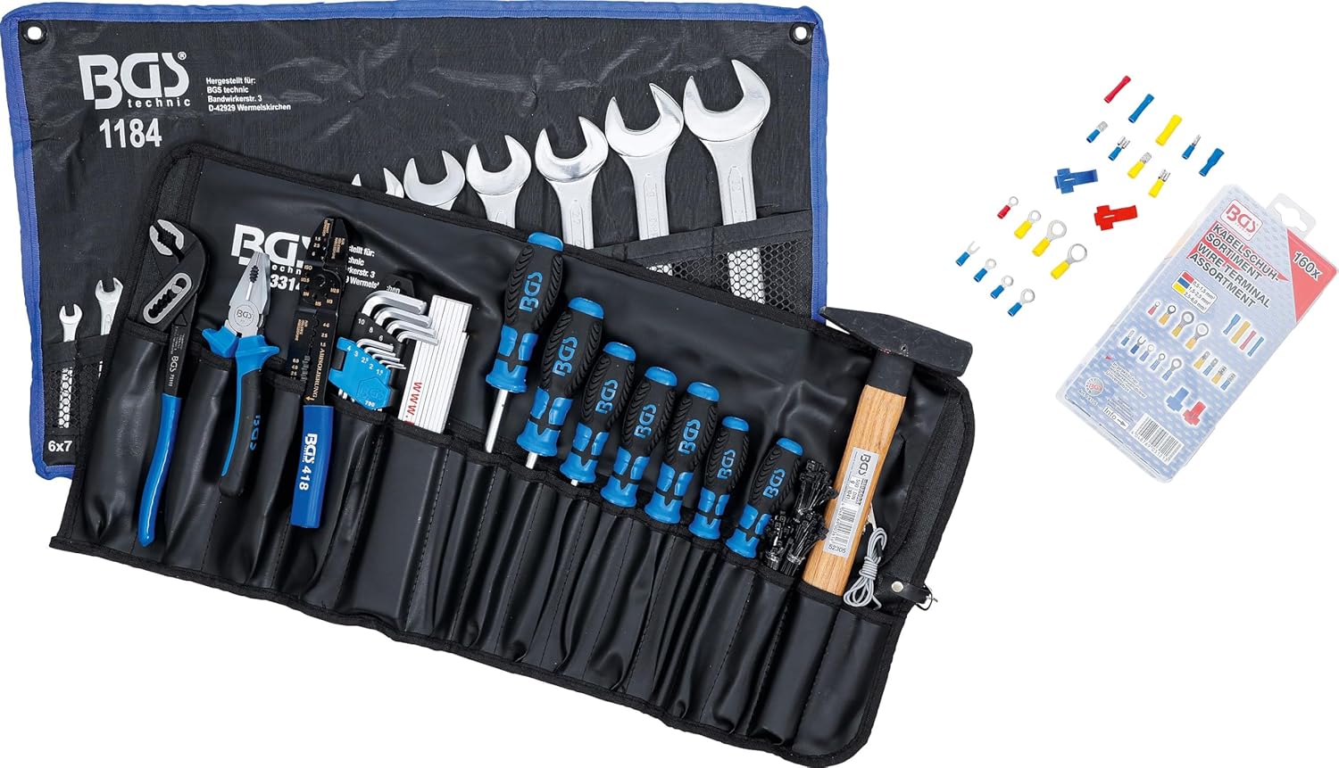 🔥 Angebote & Aktionen – BGS 3322 | Tool Assortment in Roll-Up Bag | 270 Pieces | Professional Tool Set for Car, Motorcycle, Household