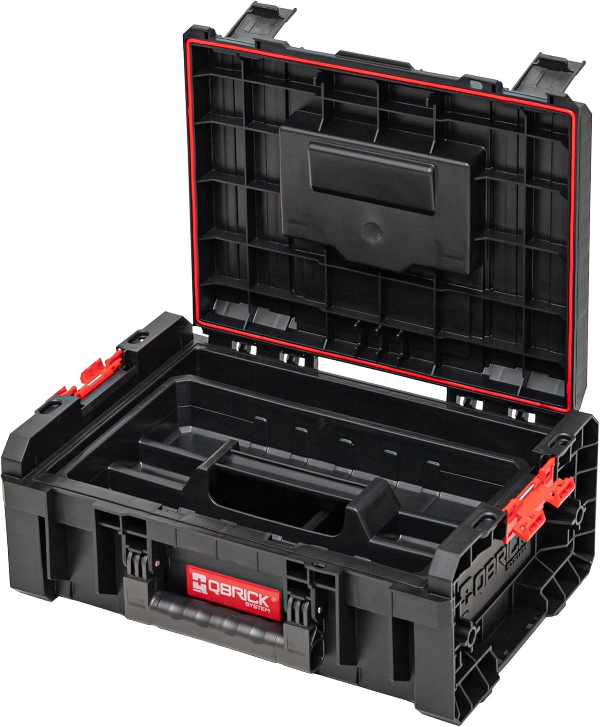🔥 Angebote & Aktionen – Qbrick System Pro Technician Case 2.0 Tool Box Empty Tool Box Transport Case 450 x 332 x 171 mm Black Red