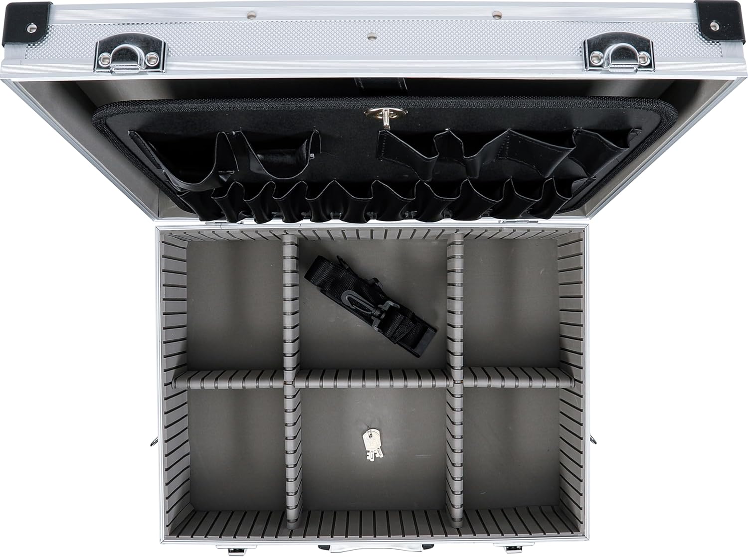 🔥 Angebote & Aktionen – BGS 3304 Aluminium Case, Silver/Black, 460x340x150 mm – Bild 4