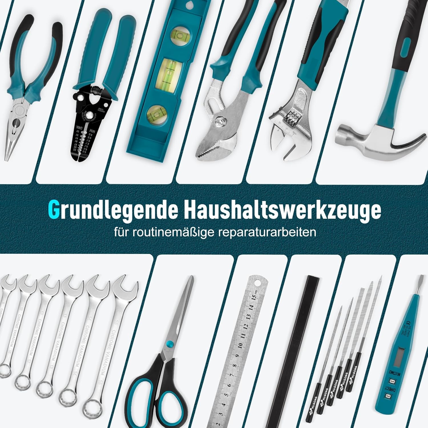 🔥 Angebote & Aktionen – Sundpey 379-Piece Filled Tool Box - General Tool Set for Home/Car Repair Tool Box Storage Case with Drawer General Household Tool Set – Bild 4
