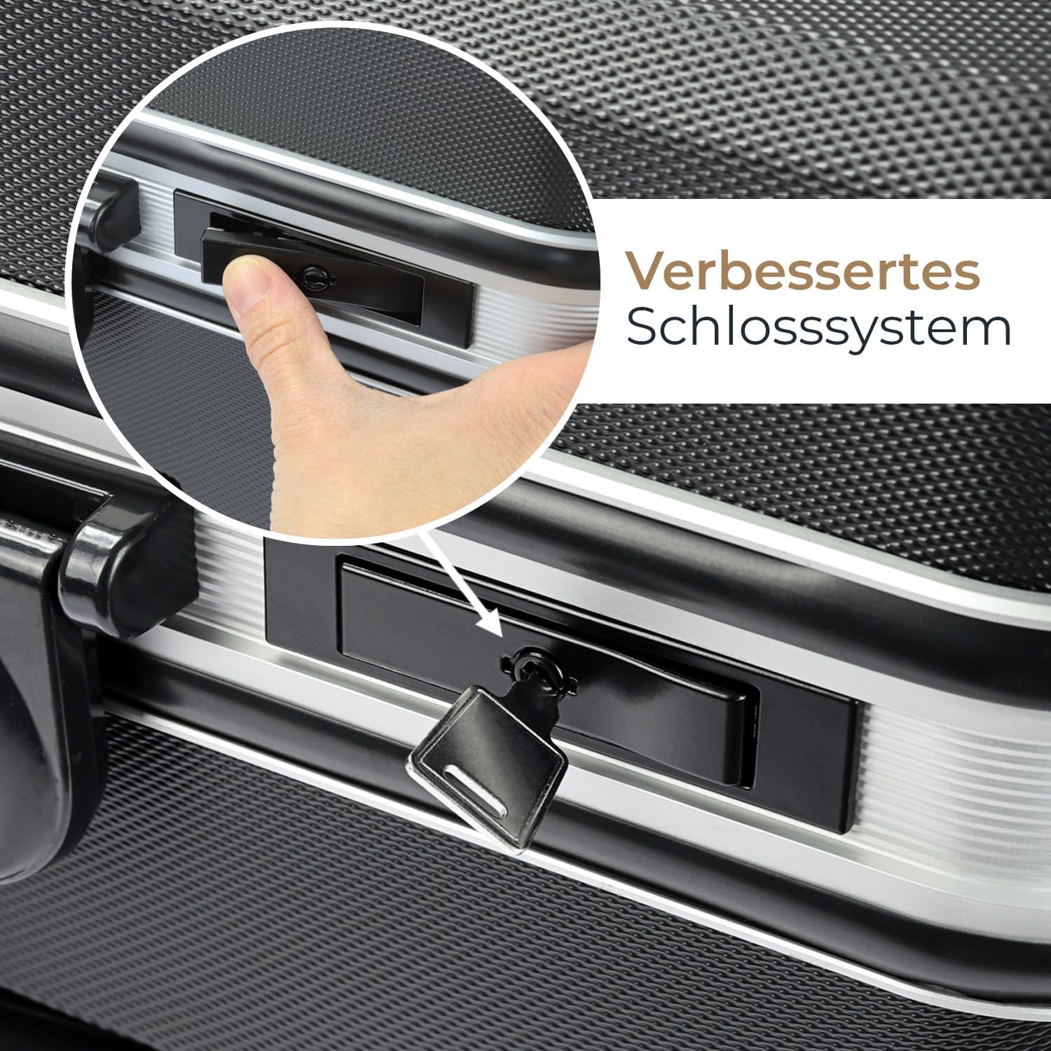 ⚡ Elektro & Technik – HMF 15602-02 Werkzeugwagen, leerer ABS-Kunststoff-Werkzeugkasten mit Rollen, 47 x 40 x 24,5 cm – Bild 5