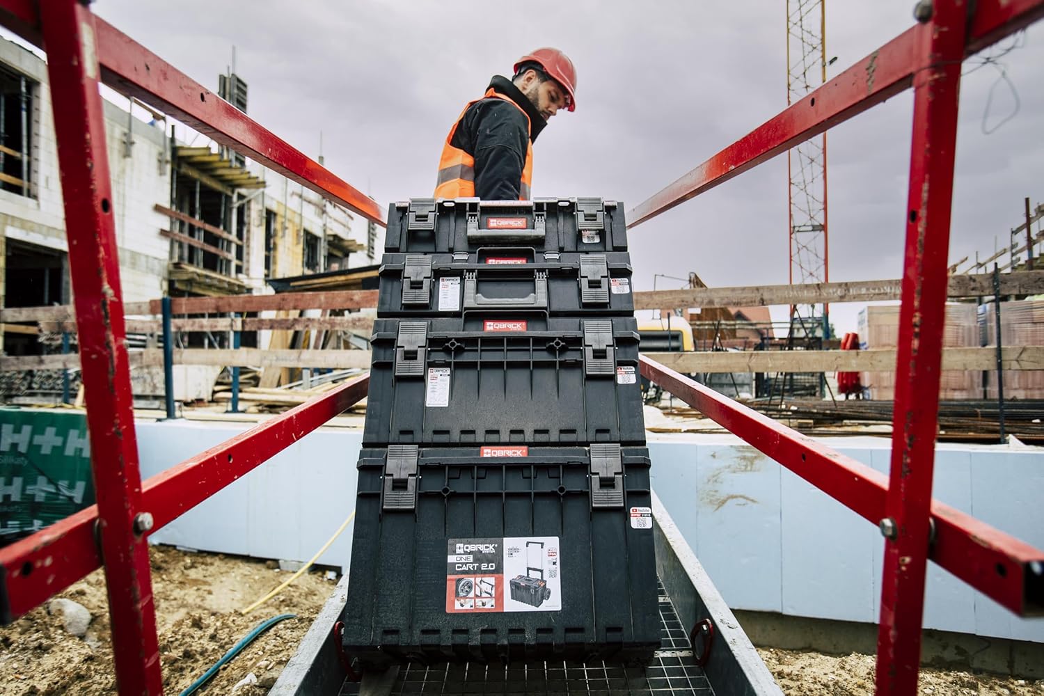 🔥 Angebote & Aktionen – Qbrick System Tool Box Storage Box Empty Tool Box Organiser L 2.0 Black 531 x 379 x 77 mm – Bild 3