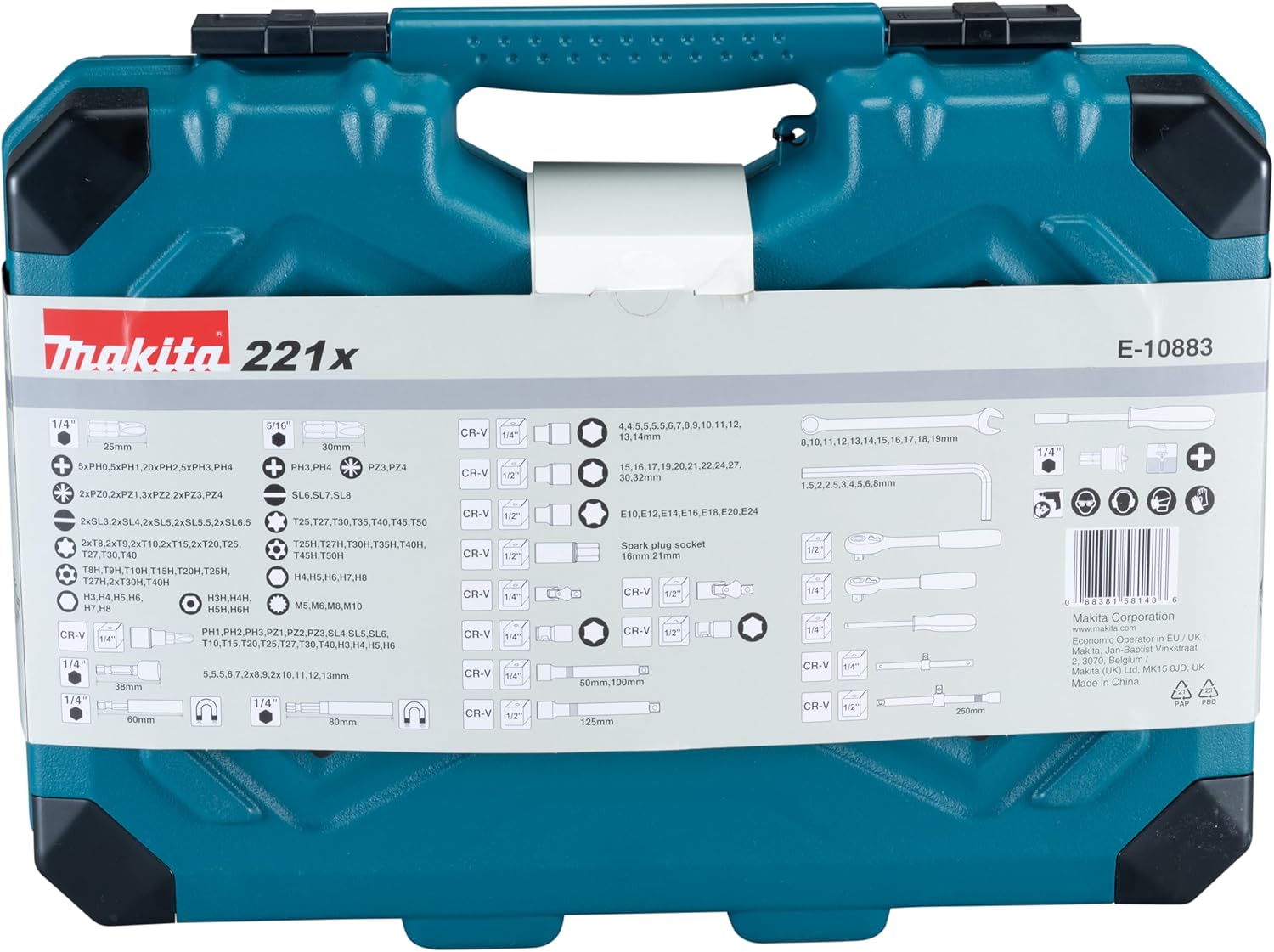 ⚒️ Bau & Montage – Makita E-10883 Werkzeugset 221-teilig – Bild 7