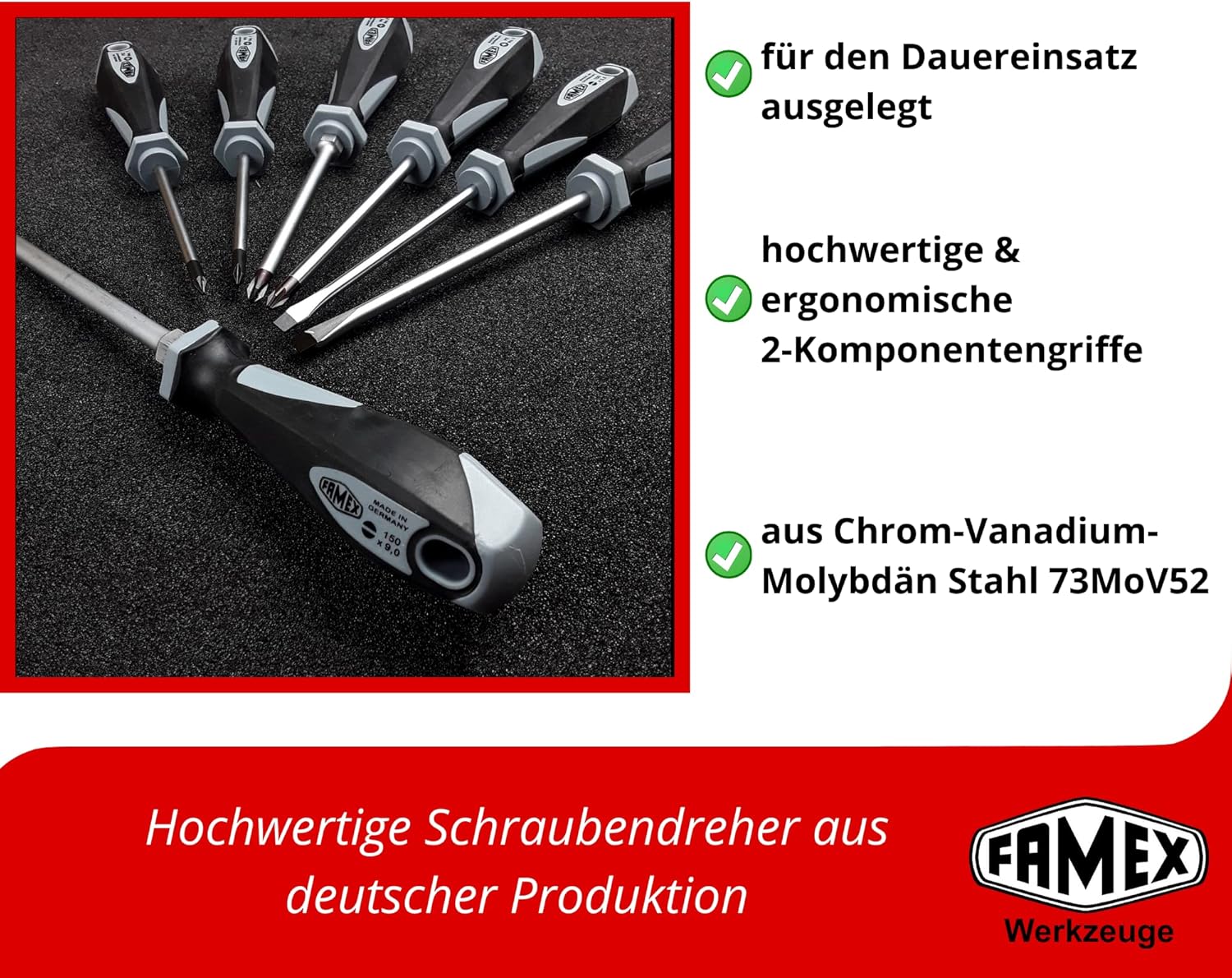 ⚒️ Bau & Montage – FAMEX 420-88 Alu-Werkzeugkoffer gefüllt mit Top-Werkzeugset – erweiterbar – Werkzeugkoffer in Top-Qualität – für den gewerblichen Einsatz – Bild 6