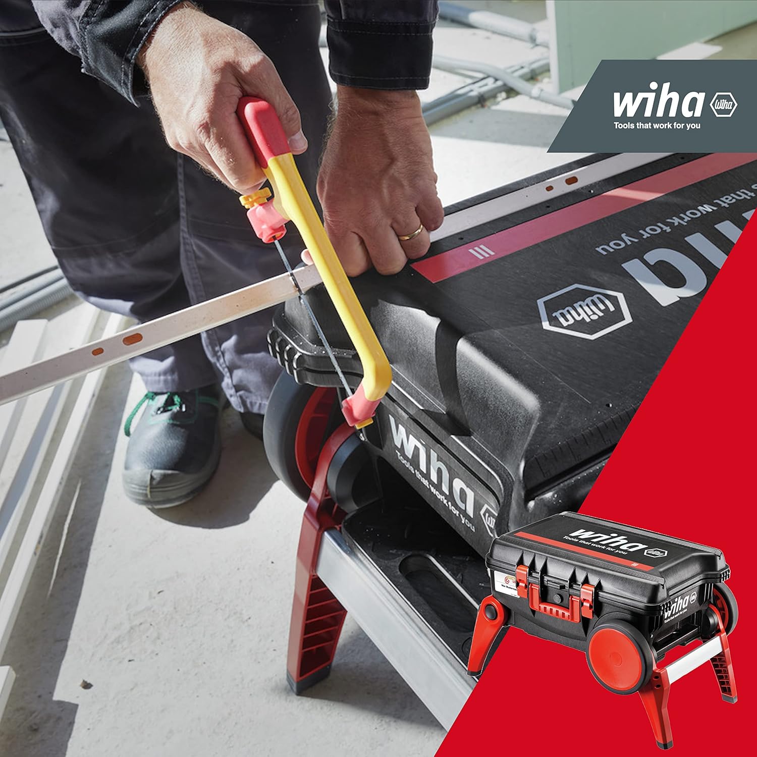 ⚡ Elektro & Technik – Wiha XXL III Elektro-Werkzeugkoffer-Set, 104-teilig, Elektriker-Werkzeugkoffer, Werkzeugkoffer mit umfangreichem Sortiment (44128) – Bild 4
