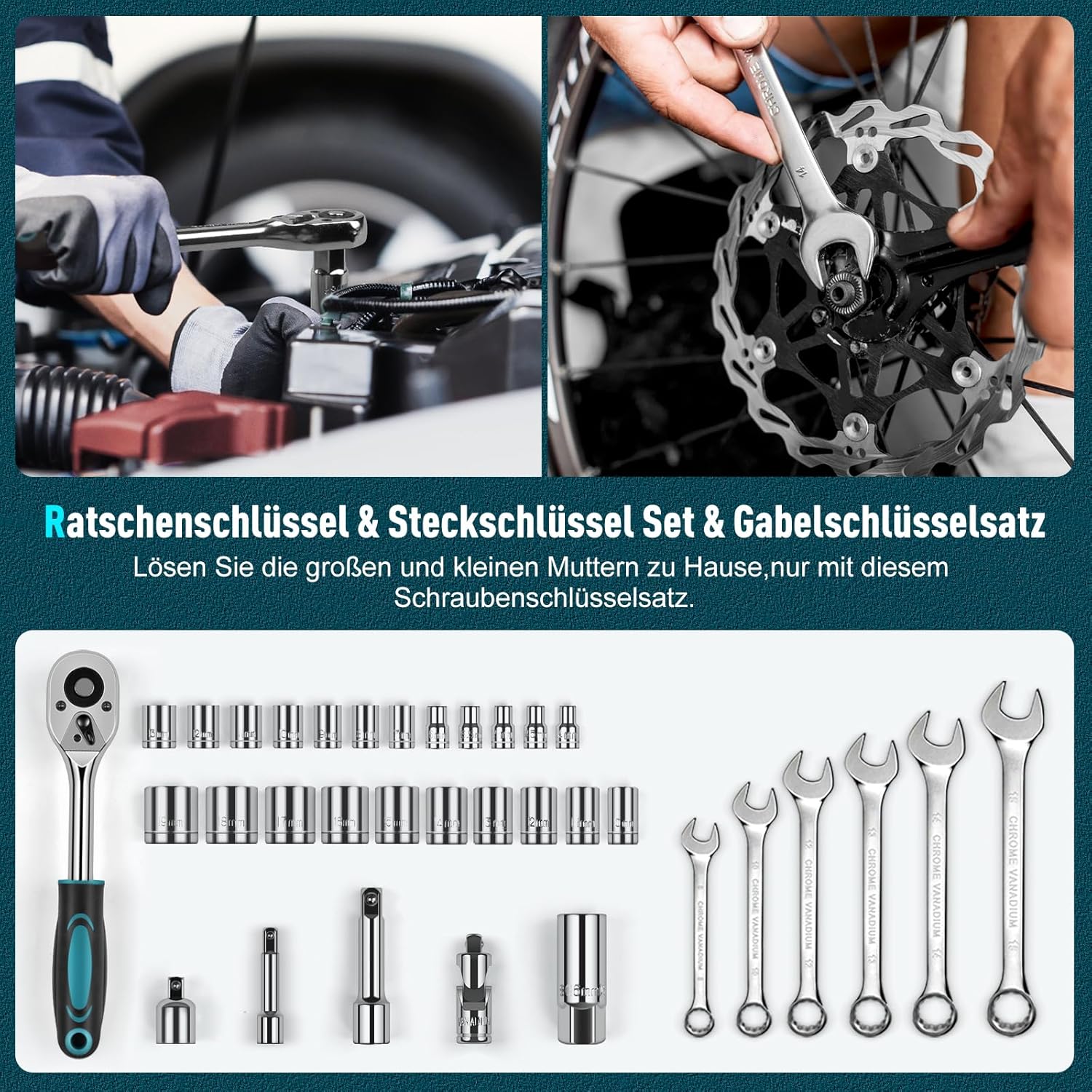 🔥 Angebote & Aktionen – Sundpey 379-Piece Filled Tool Box - General Tool Set for Home/Car Repair Tool Box Storage Case with Drawer General Household Tool Set – Bild 3