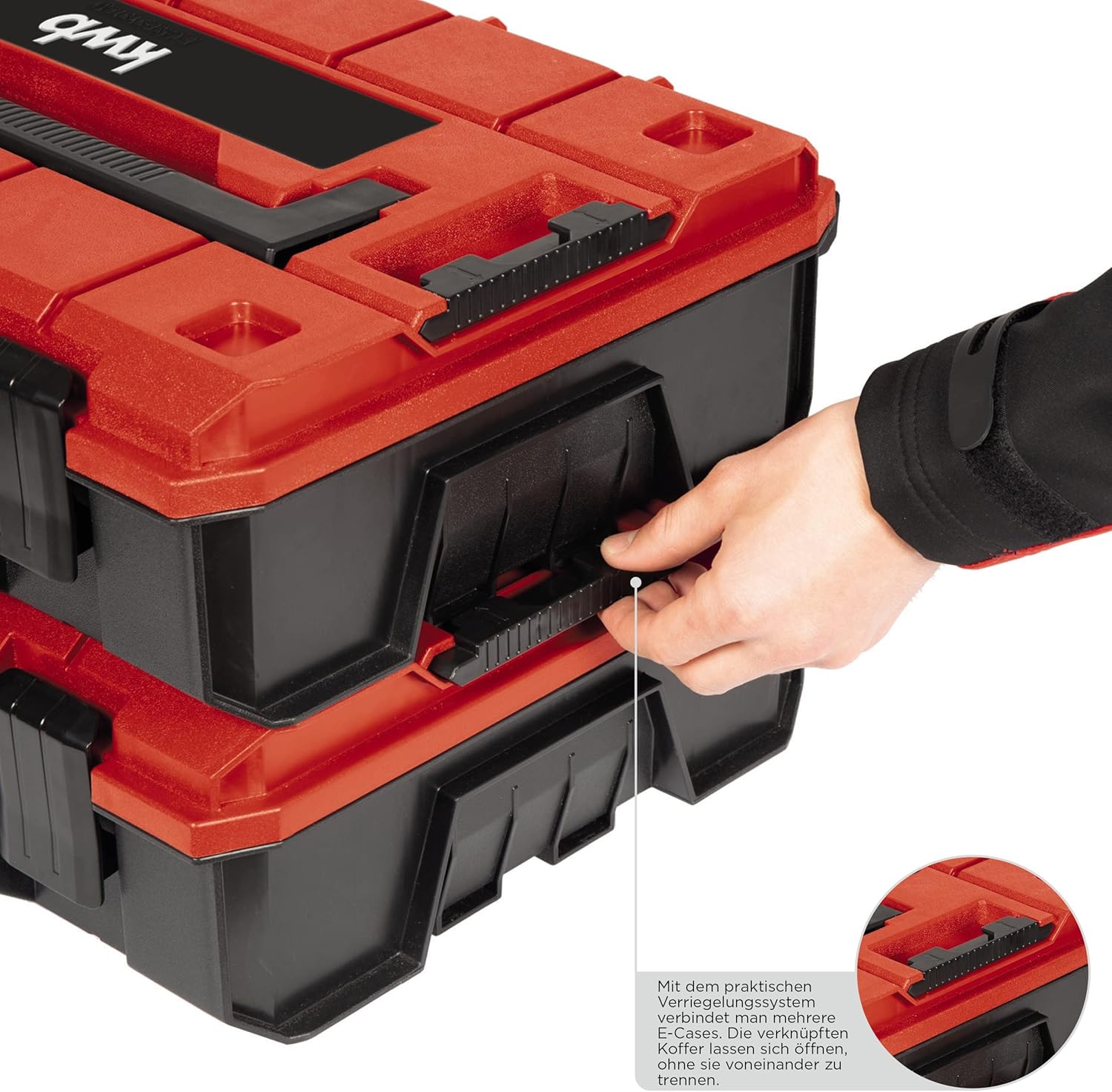 ⚡ Elektro & Technik – kwb 80-teiliges Einhell E-Case-kompatibles, robustes und hochwertiges Werkzeugkoffer-Set, ideal für Haushalt oder Garage, gepolstert mit Werkzeugeinsätzen und Schaumstoffdeckel – Bild 5