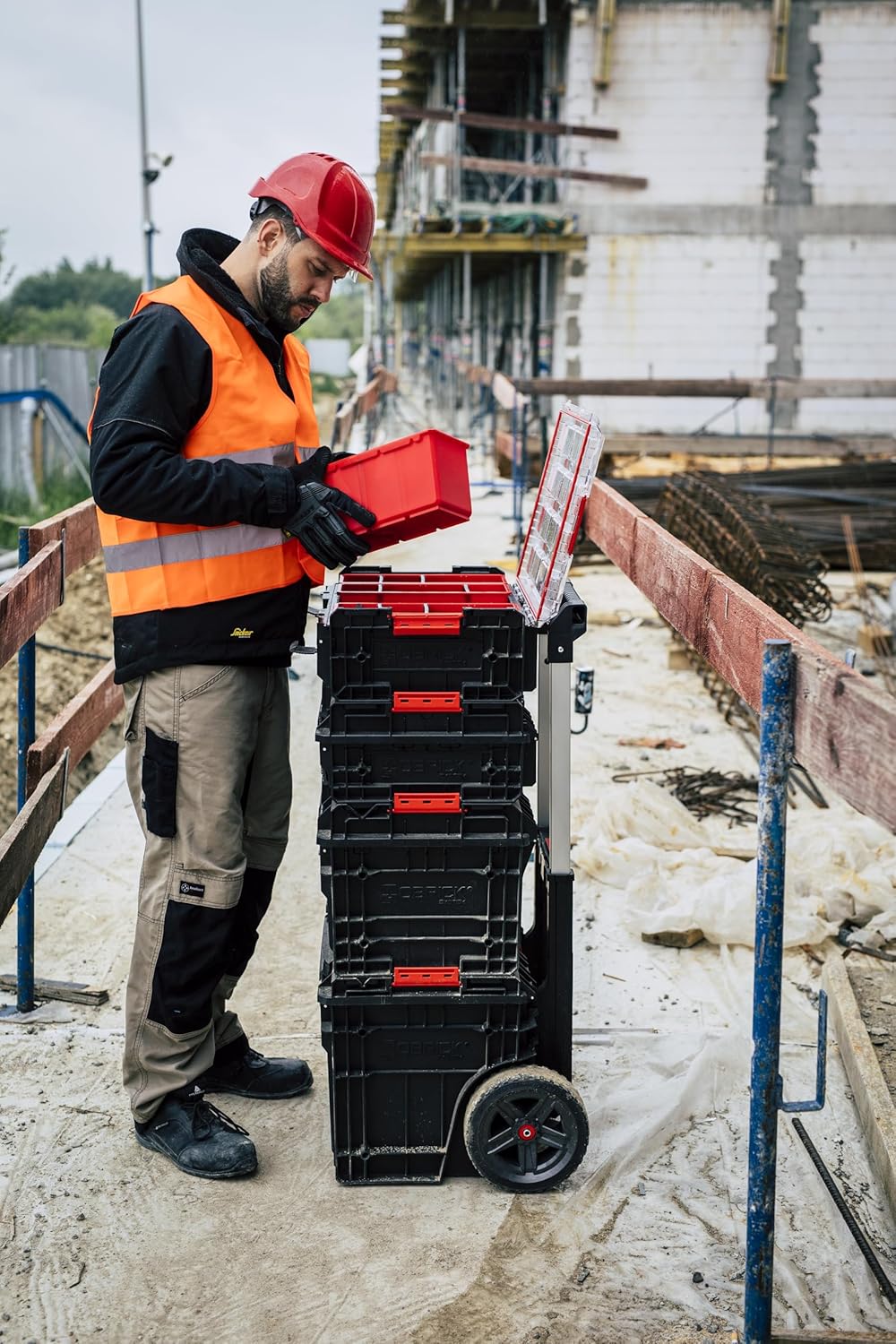 🔥 Angebote & Aktionen – Qbrick System Tool Box Storage Box Empty Tool Box Organiser L 2.0 Black 531 x 379 x 77 mm – Bild 4