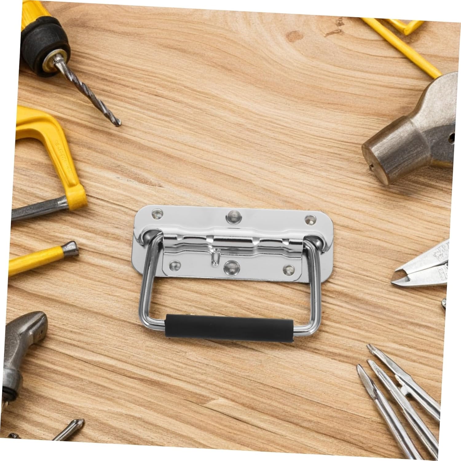 ⚒️ Bau & Montage – Angoily 2 STÜCK Teiliges Flight Case Griff aus Rostfreiem Edelstahl Robust und Langlebig Klappbar für Werkzeugkoffer Aluminium Holzkisten Einfache Montage Geeignet für Studio und – Bild 5