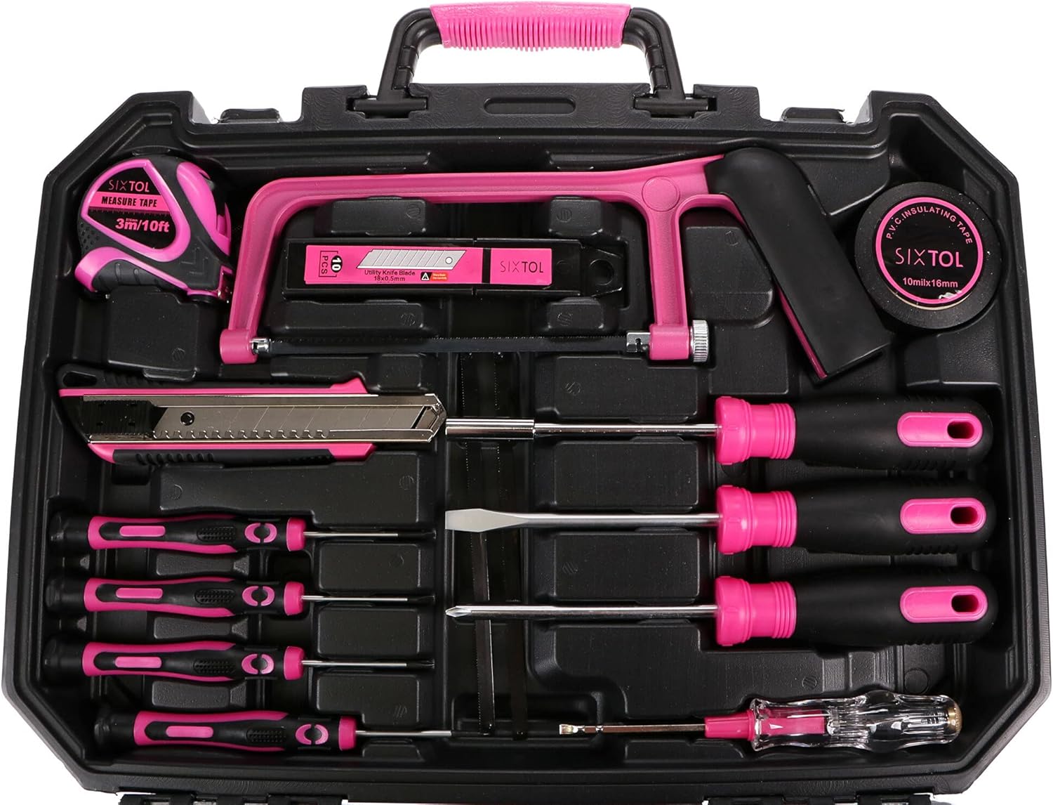 🔥 Angebote & Aktionen – Home PINK 128 Tool Set in Case | For Home Use | Tool Case | Screwdriver Bits | Robust, High Quality | Ideal for Household or Garage | Practical Plastic Case | Pink – Bild 4