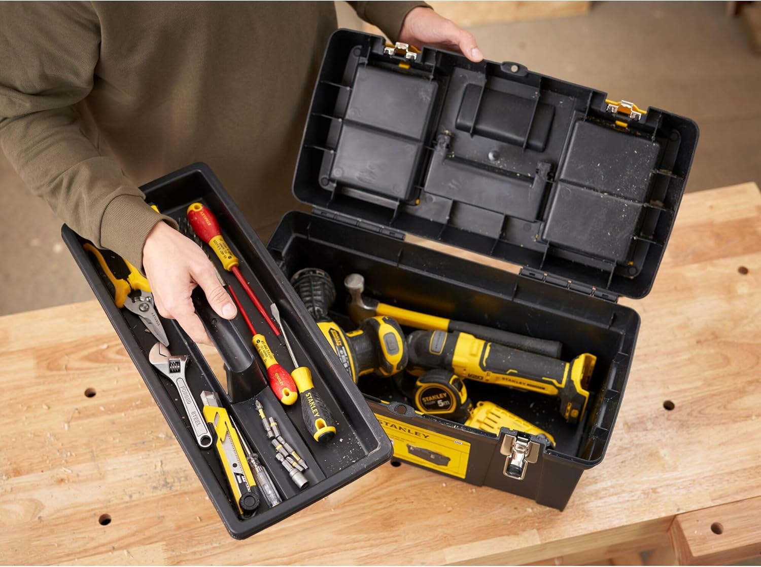 ⚒️ Bau & Montage – Stanley 192066 19-Zoll-Werkzeugkasten – Bild 4