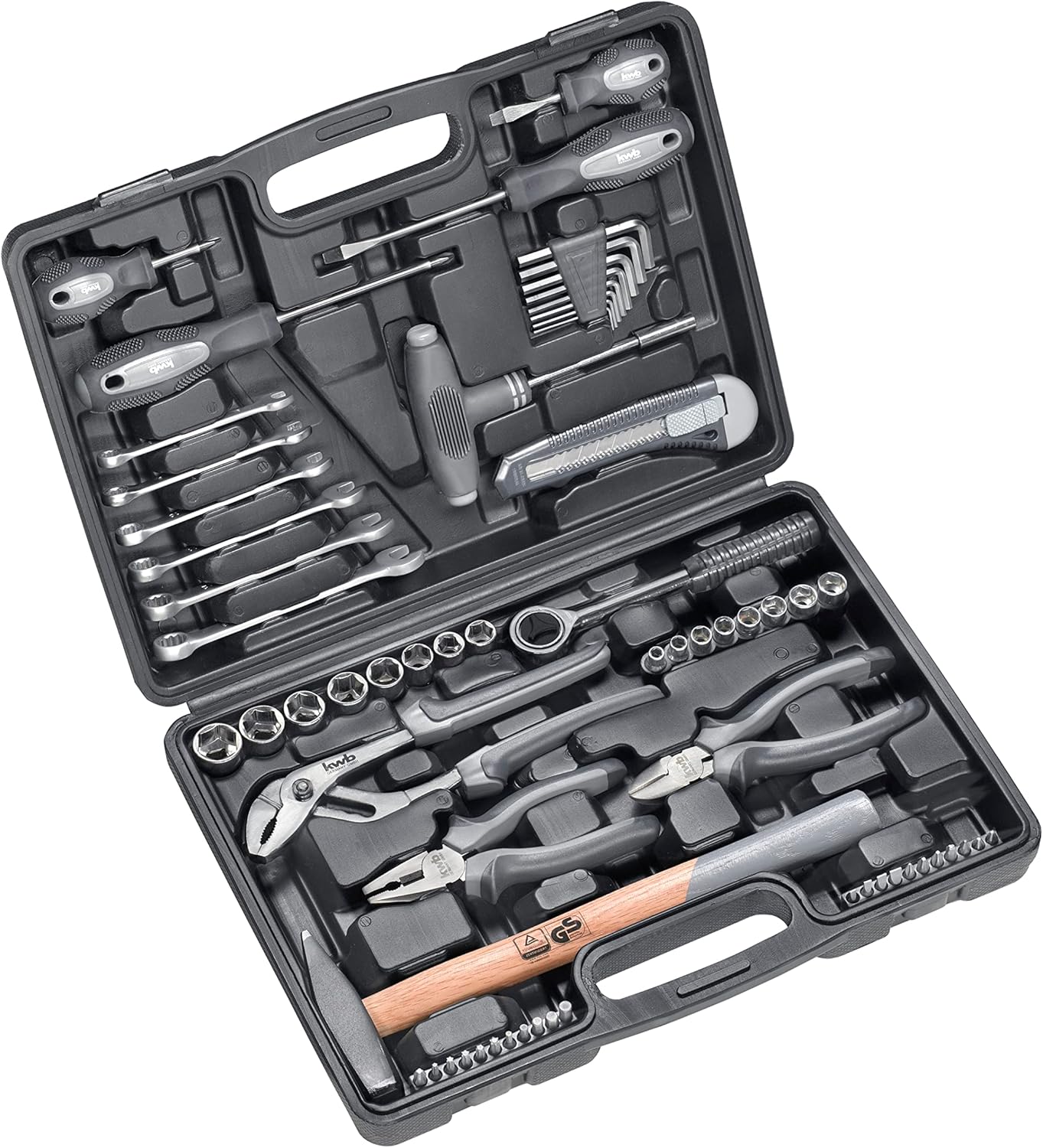 🔥 Angebote & Aktionen – kwb DIY Set, 63 Piece Tool Case incl. Tool Set, in Plastic Case