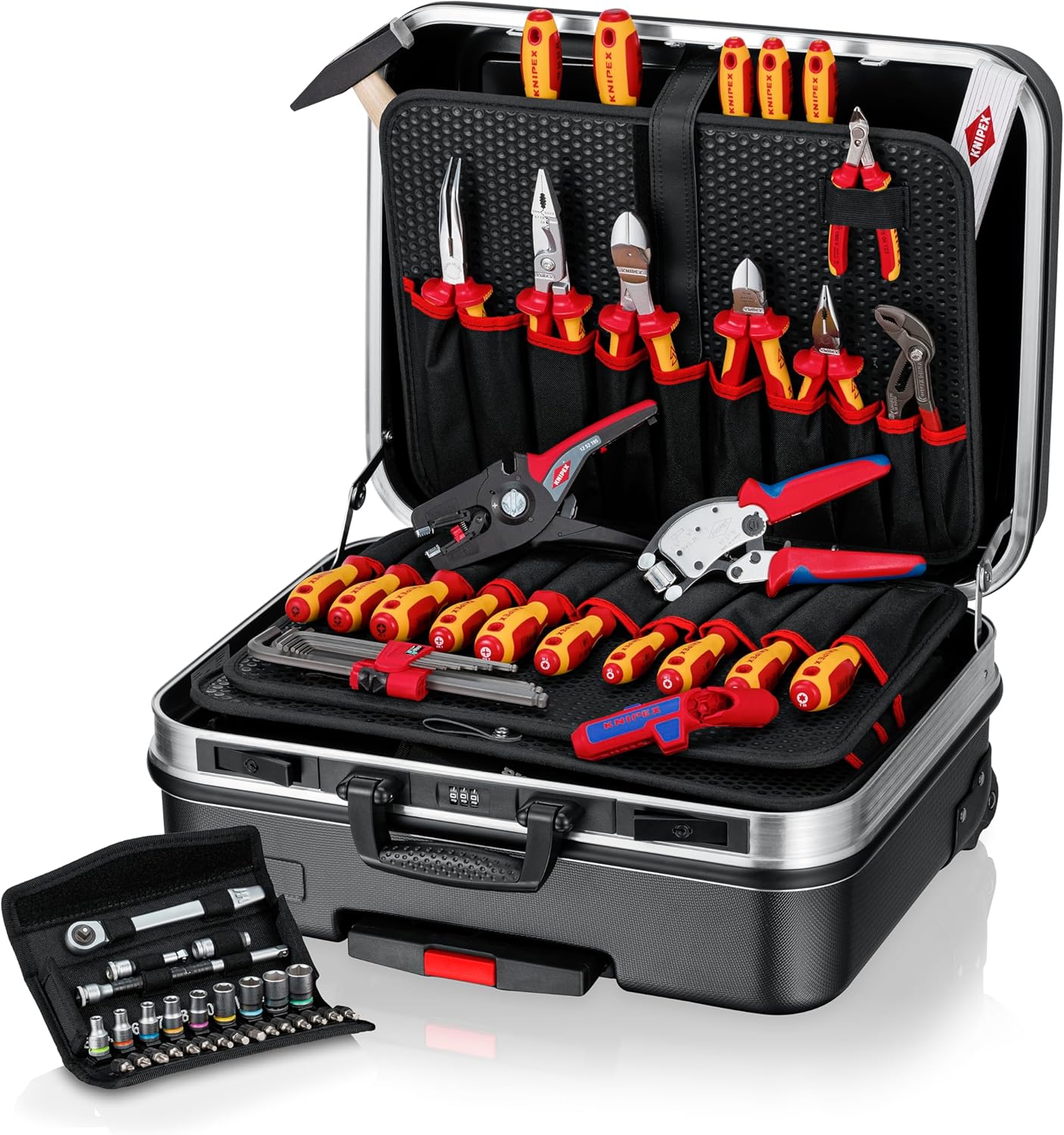 ⚡ Elektro & Technik – KNIPEX Big Basic Move ElektroPlus 00 21 06 Werkzeugkoffer 68-teilig 515 mm – Bild 2
