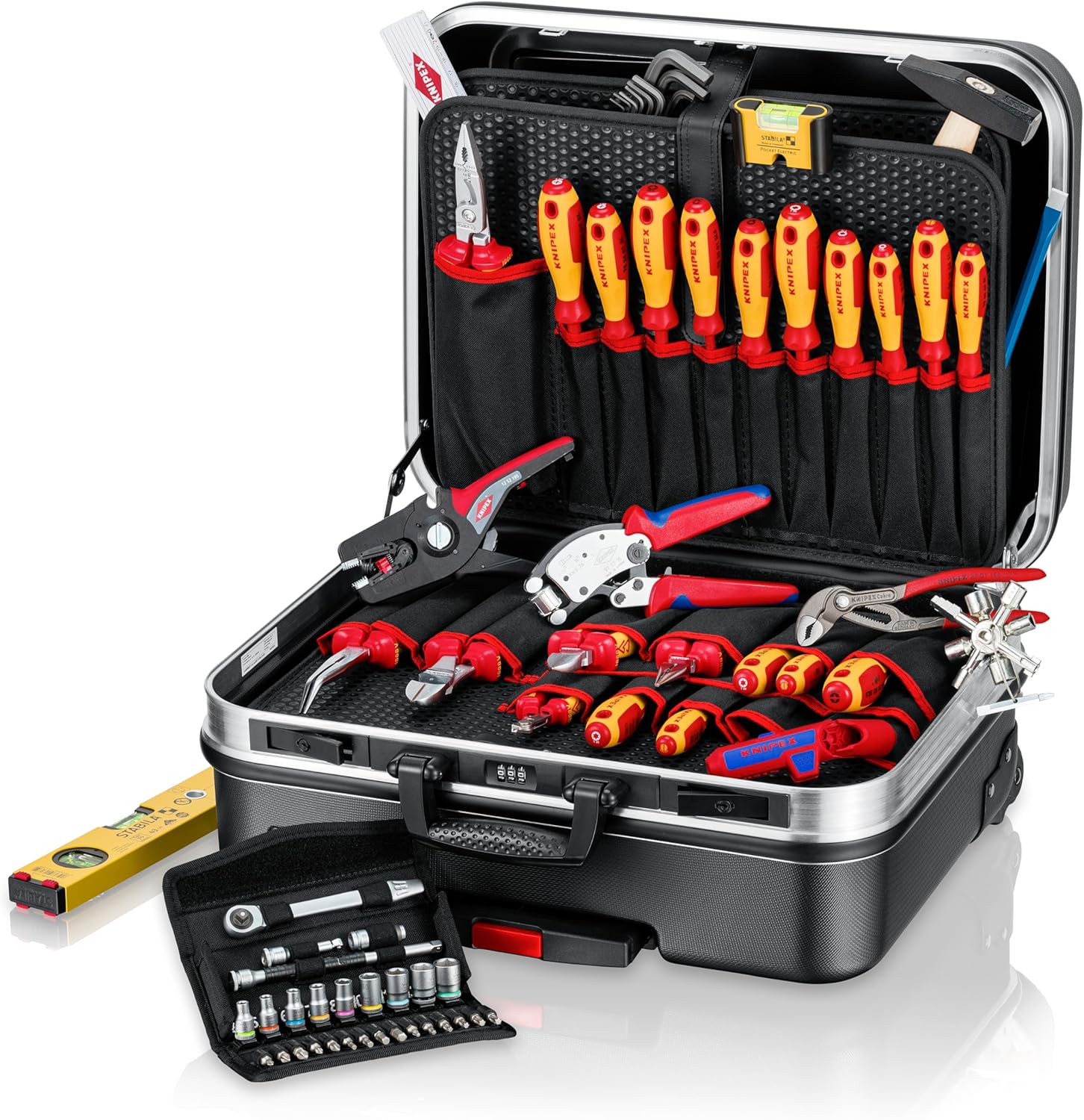⚡ Elektro & Technik – KNIPEX Big Basic Move ElektroPlus 00 21 06 Werkzeugkoffer 68-teilig 515 mm
