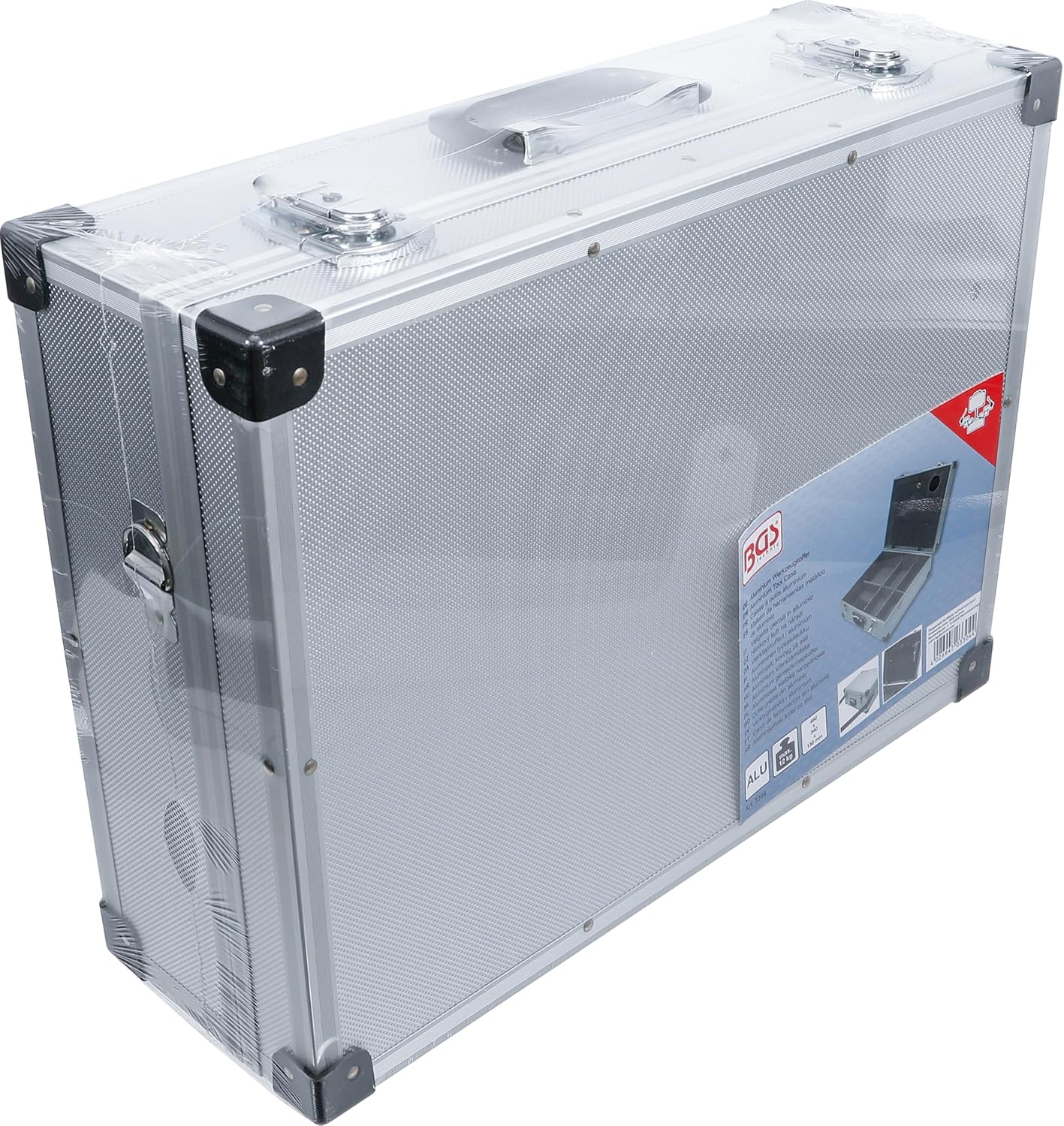 🔥 Angebote & Aktionen – BGS 3304 Aluminium Case, Silver/Black, 460x340x150 mm – Bild 6