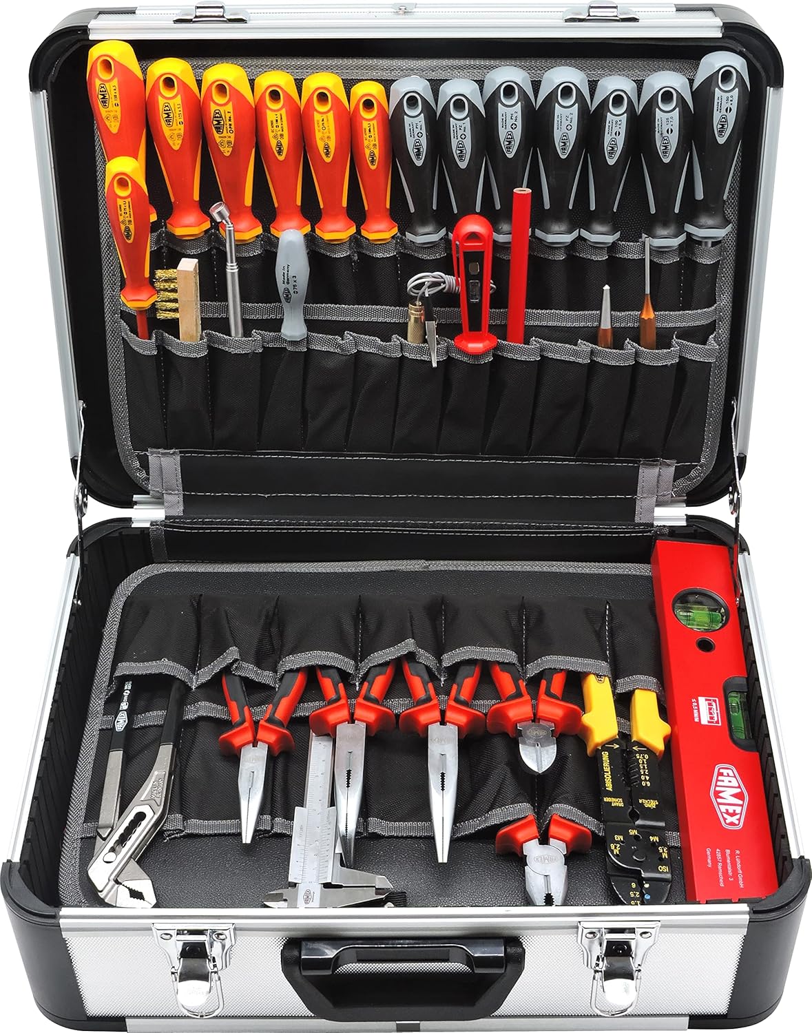 🔥 Angebote & Aktionen – FAMEX 419-43 Professional Aluminium Tool Box 191 / 275 Pieces with Extensive Tool Set and Socket Set 4-32 mm – Bild 2