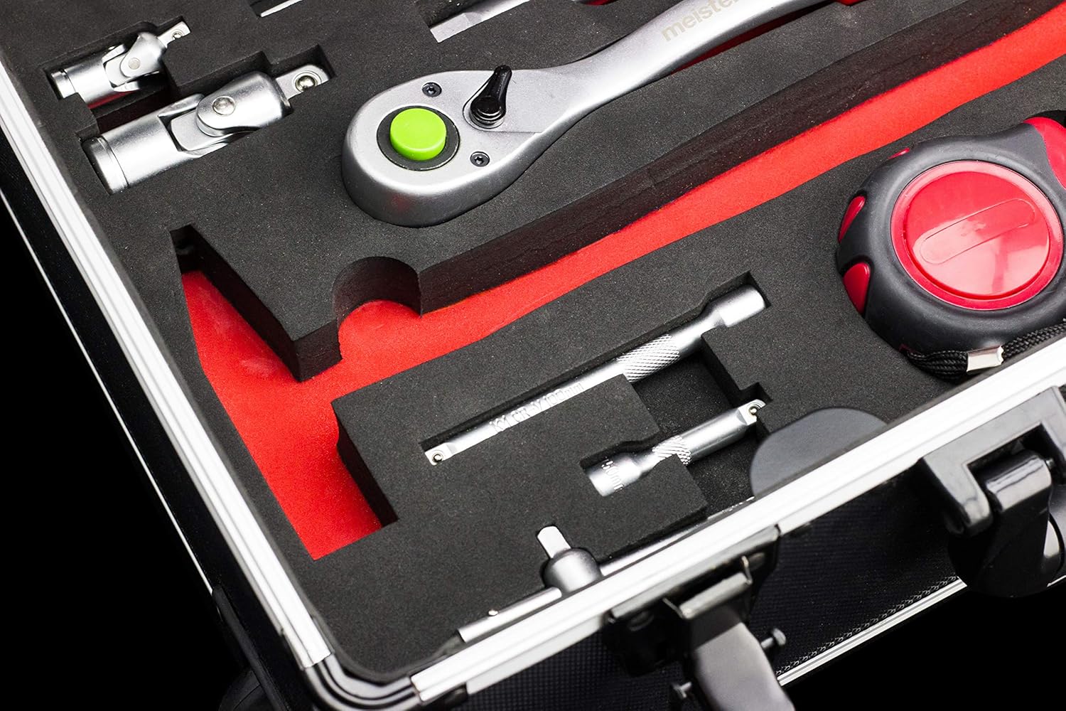 🔥 Angebote & Aktionen – Meister tool trolley 238-piece tool set, with wheels, telescopic handle, filled professional tool box, tool box on wheels, tool box complete with tool, 8971480., 8971480 – Bild 10