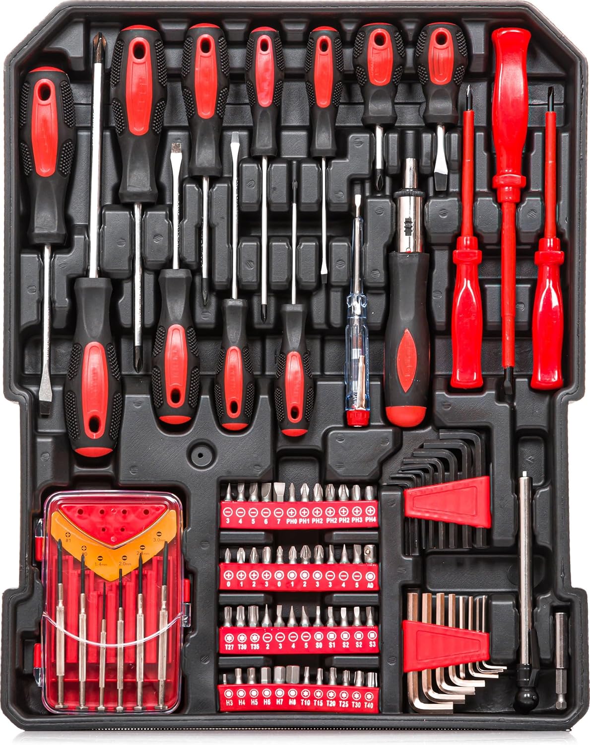 🔥 Angebote & Aktionen – Kanwod KTOTC-1054 Tool Box Filled 1000 Pieces | Tool Trolley Set for DIY and Craft Masters | for Workshop and Household | Includes Wrench, Hammer and Other – Bild 2