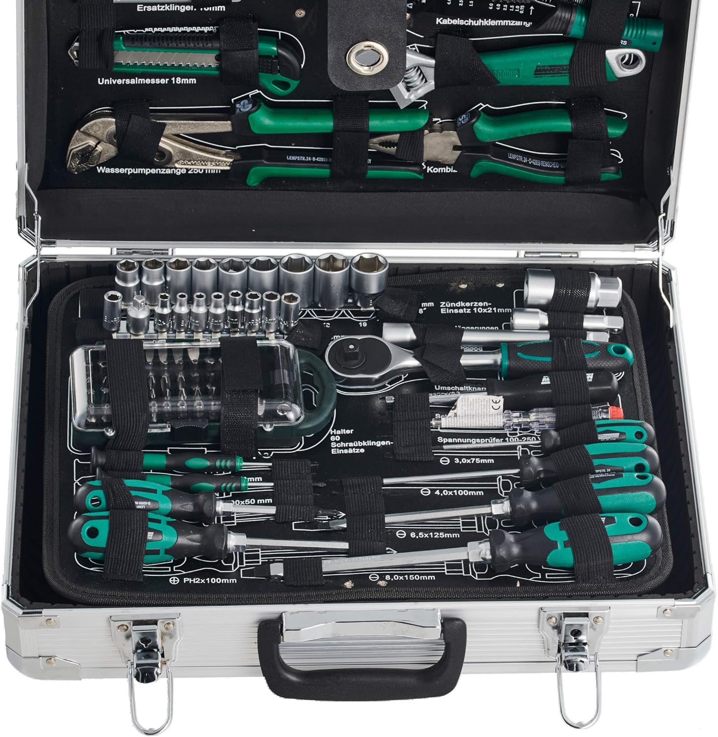 🔥 Angebote & Aktionen – Brüder Mannesmann 124 Pieces M29072 Tool Set in Aluminium Case – Bild 6