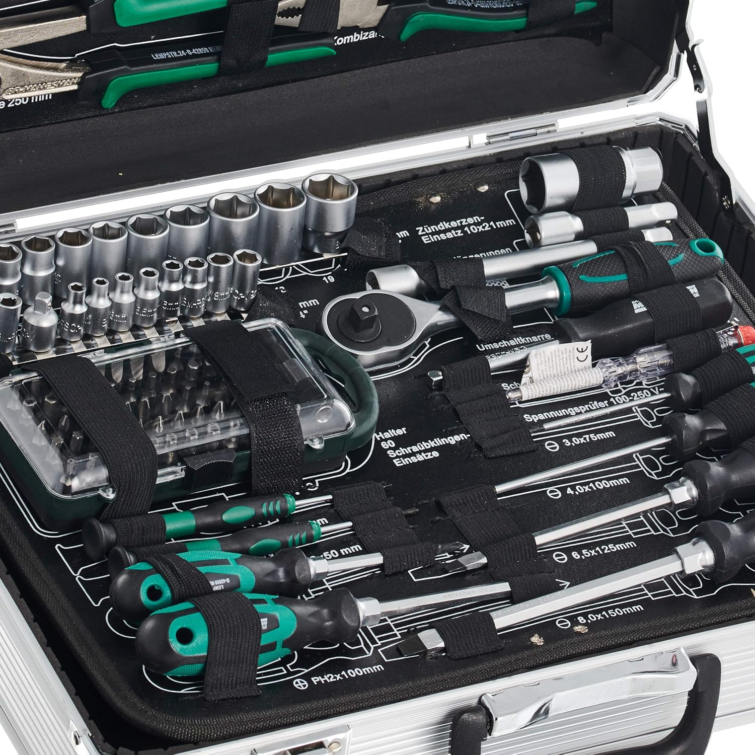 🔥 Angebote & Aktionen – Brüder Mannesmann 124 Pieces M29072 Tool Set in Aluminium Case – Bild 2