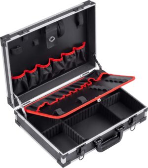 ⚡ Elektro & Technik – Meister, Empty Tool Box, Individual Compartments, With & Without Rubber Bands, Various Models, Organiser, Aluminium Case, Empty