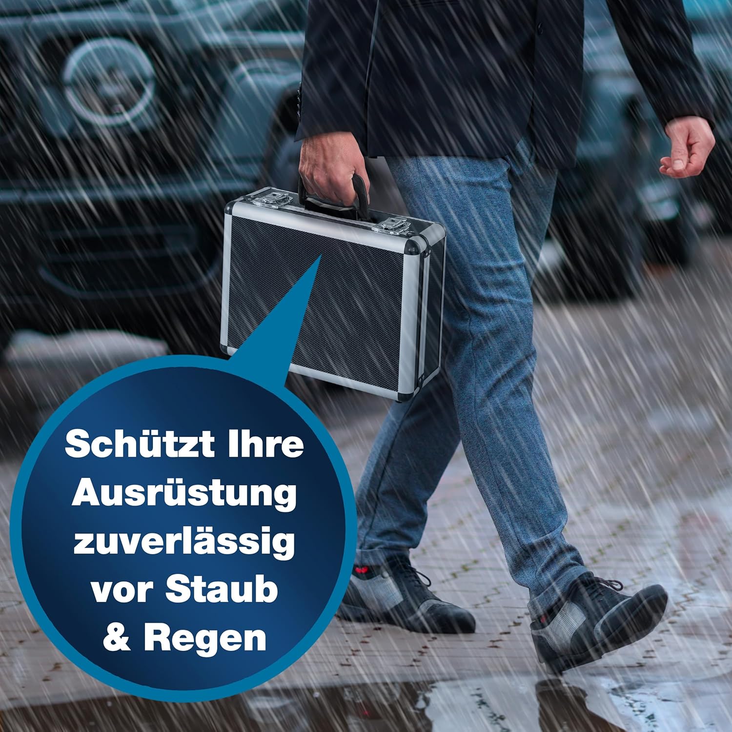 🔥 Angebote & Aktionen – PeakTech universal case, large, 320 x 250 x 150 mm, with layer foam blocks, pack of 1, model number: P7300 – Bild 6