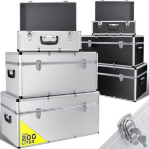 ⚡ Elektro & Technik – Masko® 3er-Set Aluminium-Transport-Aufbewahrungsboxen, Werkzeugkiste