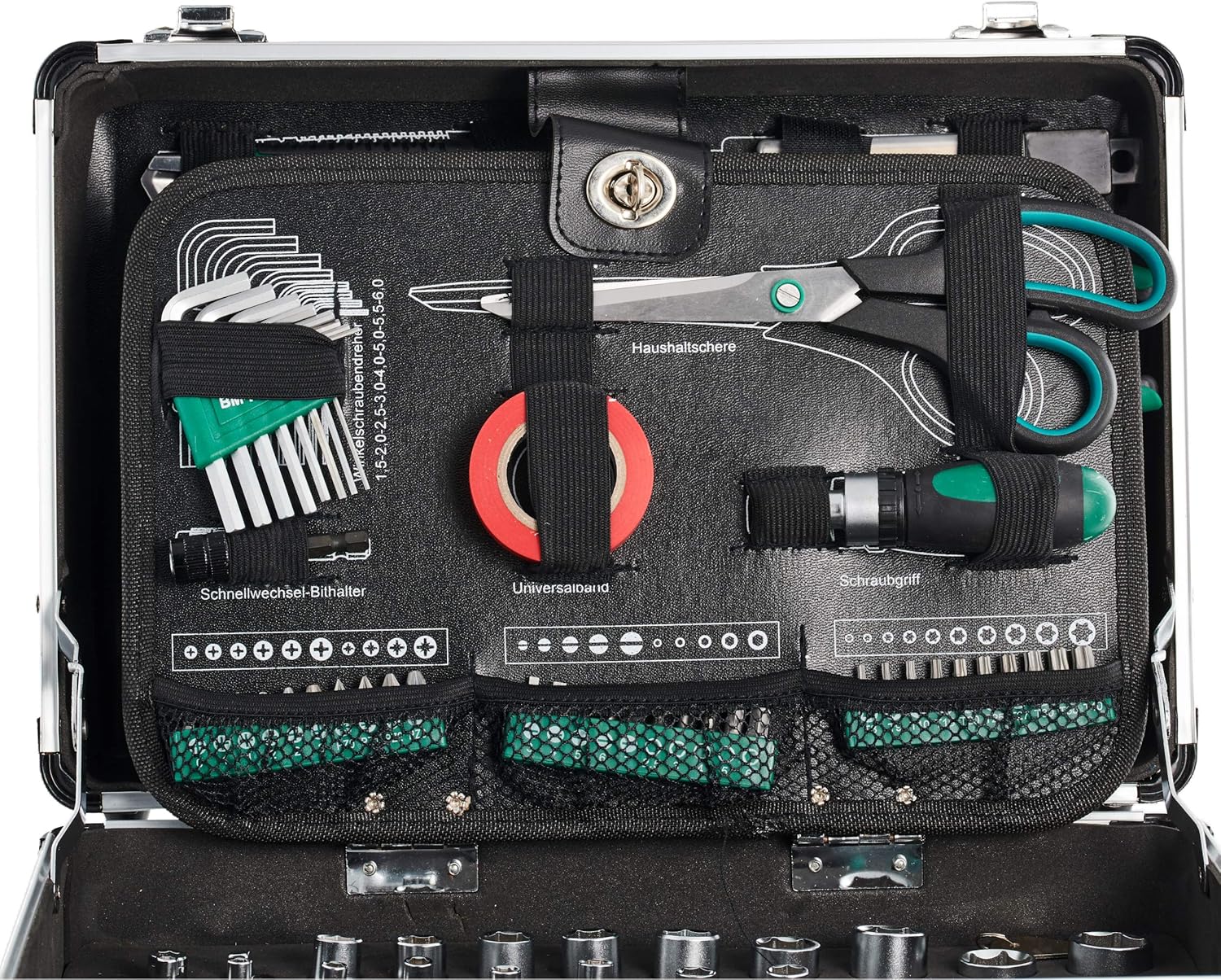 ⚒️ Bau & Montage – Brüder Mannesmann Werkzeuge Mannesmann 90-teiliger Werkzeugkoffer, M29067 – Bild 8