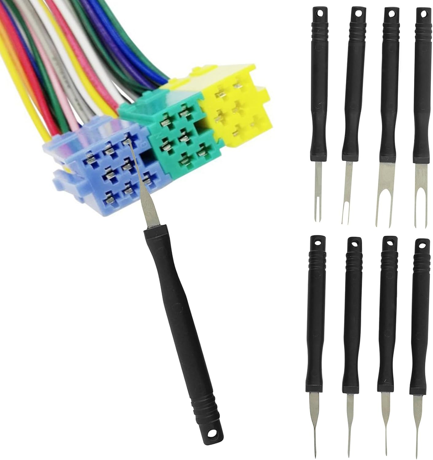 🔥 Angebote & Aktionen – Mehrzweck-Klemmen-Entfernungsset, elektrischer Stiftausdreher für Kfz-Steckverbinder, Service, elektrische Reparaturentferner – Bild 7