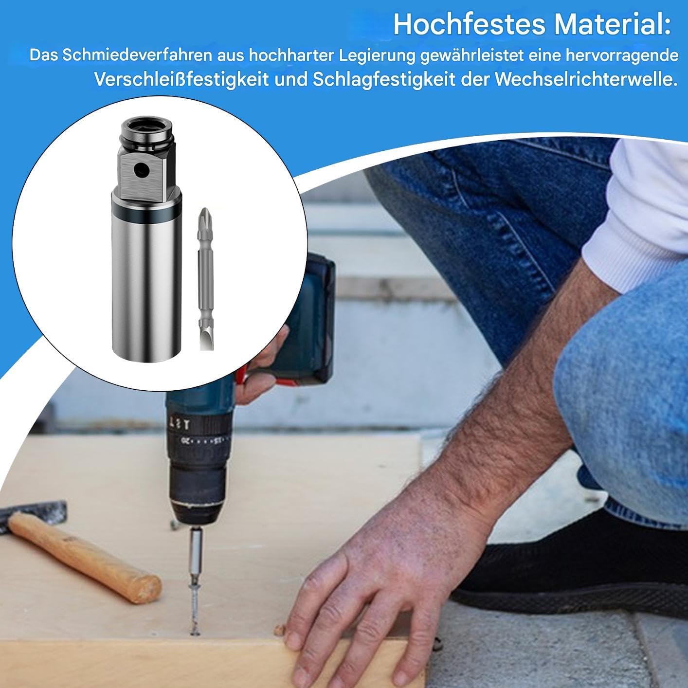 ⚒️ Bau & Montage – Kleine kabellose Bohrmaschine, kompakte tragbare Bohrmaschine mit Wendewelle für Elektronik, Bau, Haushalt, Handwerk, Werkstatt, Montage, Heimwerken – Bild 3
