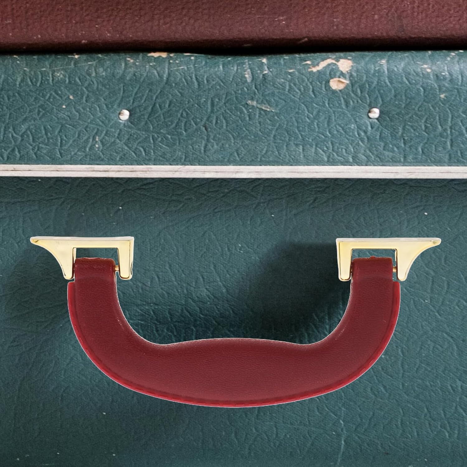 ⚒️ Bau & Montage – 2 Stück teiliges Kunstleder Koffergriff Ersatzgriff Pull Handle Griff für Verpackungsboxen Werkzeugkoffer Koffer Ergonomisch Weich Langlebig Einfache Montage – Bild 5