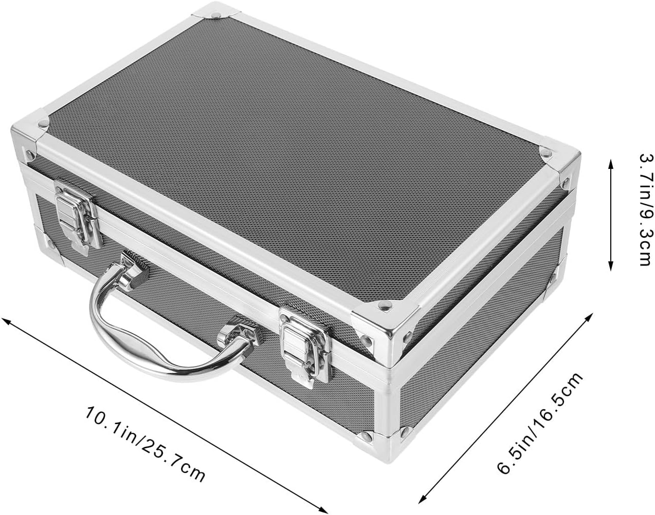 ⚡ Elektro & Technik – Werkzeugkoffer Aluminiumlegierung Kompakt Leicht mit Sicherheitsverschluss für Elektriker und Handwerkzeuge 25,5X16,5X9,5cm Tragbare Aufbewahrungsbox – Bild 2