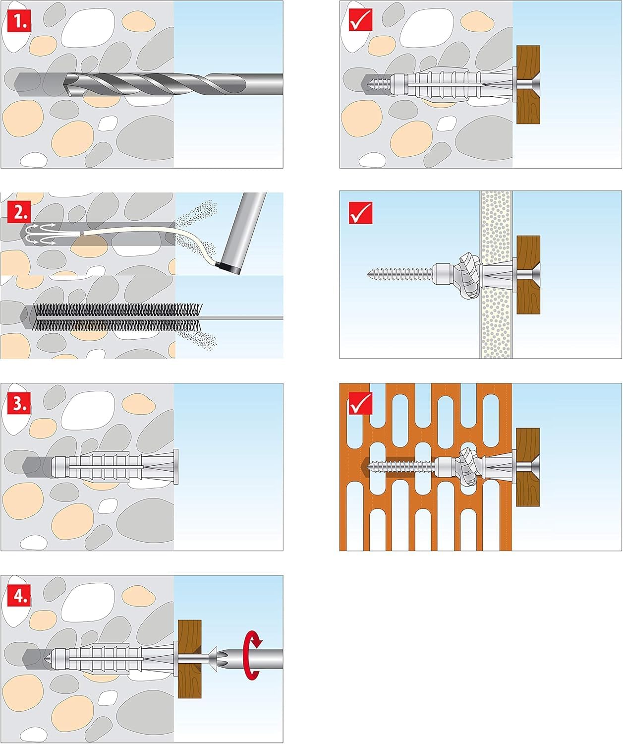 🔥 Angebote & Aktionen – TOX L-BOXX Mini Allround Tri + Trika Dowel Assortment, 200 Pieces, Adjustable, Stackable M, with All-Purpose Dowel Tri + Trika in Various Sizes for Fixings in Almost All Building Materials, 094900301 – Bild 5
