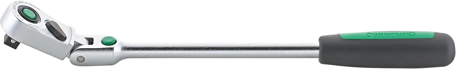 🚗 KFZ & Werkstatt – stahlwille 452QR l 3/8 inch articulated ratchet l ratchet with 90° swivel head l QR safety lock l 2-K handle l made in Germany