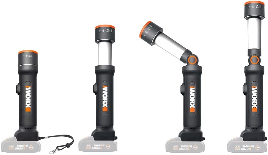 ⚡ Elektro & Technik – WORX WX027.9 – LED-Taschenlampe, 4 Funktionen, 20 VS/Bat – Bild 2