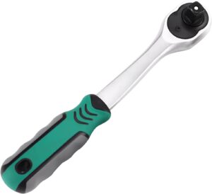 🚗 KFZ & Werkstatt – Yardenfun Industrial Quality Reversible Ratchet Quick Release Drive Ratchet for Car Repair, Ergonomic Handle for Precise, Durable Car Maintenance and Versatile Repair Inserts