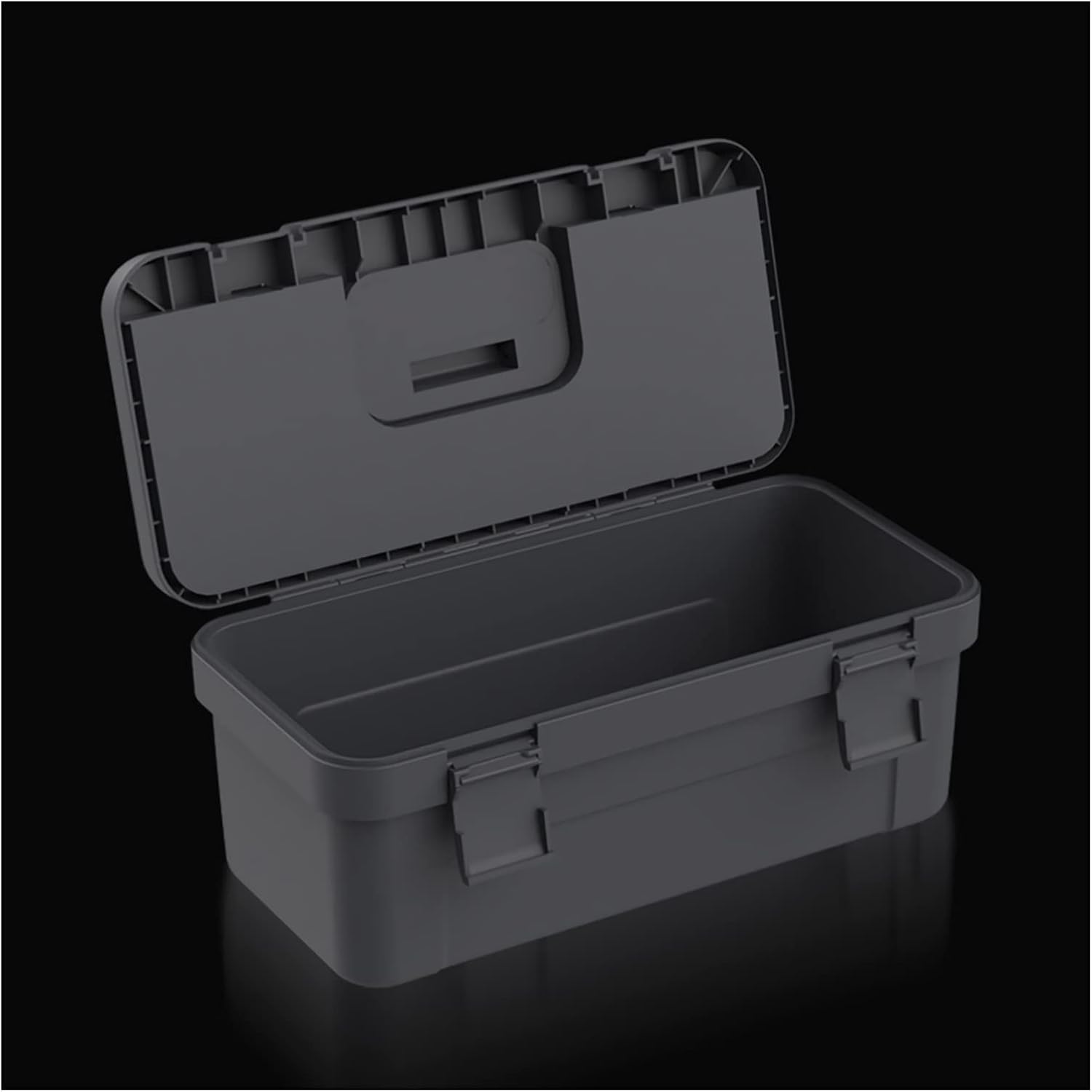⚒️ Bau & Montage – Werkzeugkasten, Werkzeugkasten aus Kunststoff, tragbarer Teilekoffer mit Ablage und Griff für Hardware, Handwerk, Malerei, Lagerung, Haushalt, Reparatur, Lagerung, 17-Zoll-Schnellversand