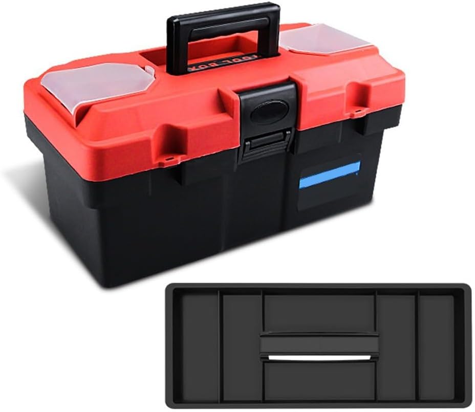 ⚡ Elektro & Technik – Doppelschichtiger Hardware-Werkzeugkoffer mit verstärkter PP-ABS-Konstruktion für organisierte Aufbewahrung, multifunktional für Elektriker und Wartung (F) – Bild 5